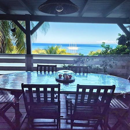 Villa Cannelle, Piscine, Vue Mer Deshaies Luaran gambar