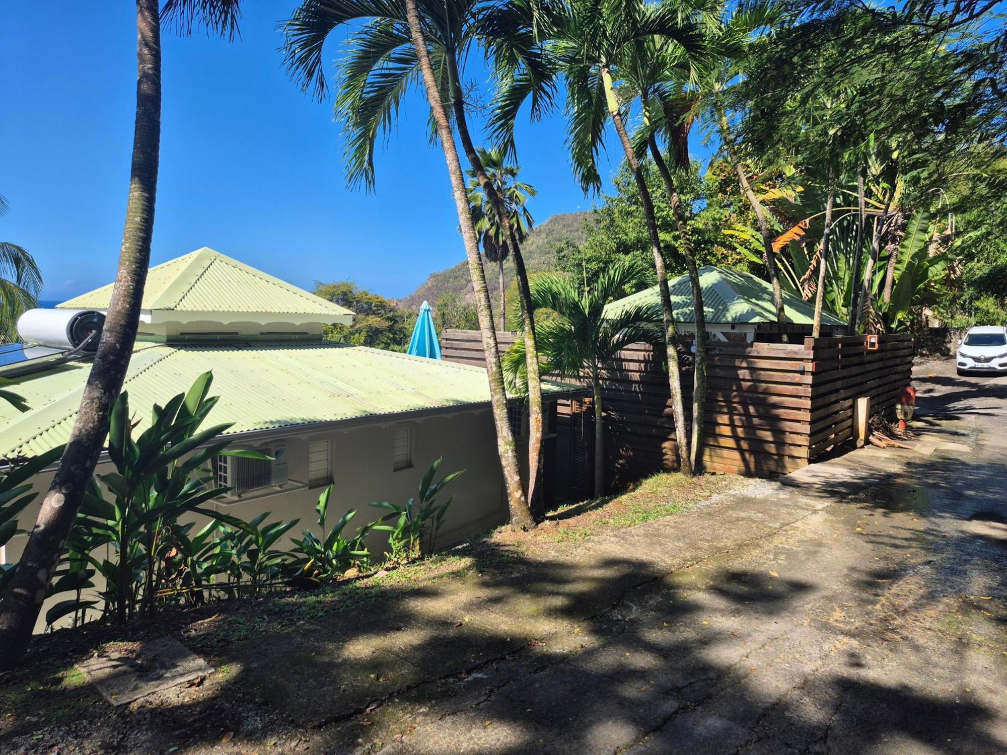 Villa Cannelle, Piscine, Vue Mer Deshaies Luaran gambar