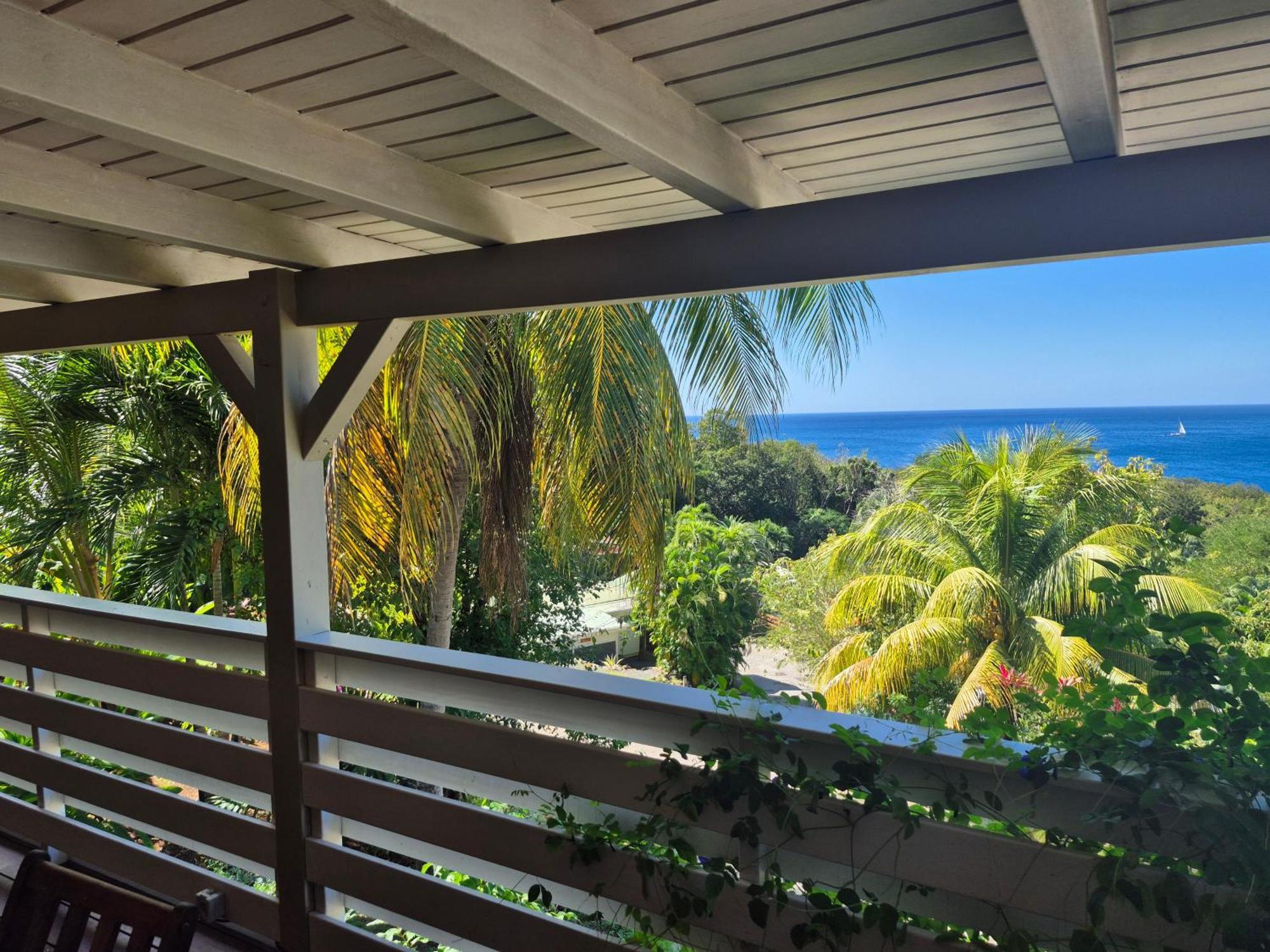Villa Cannelle, Piscine, Vue Mer Deshaies Luaran gambar