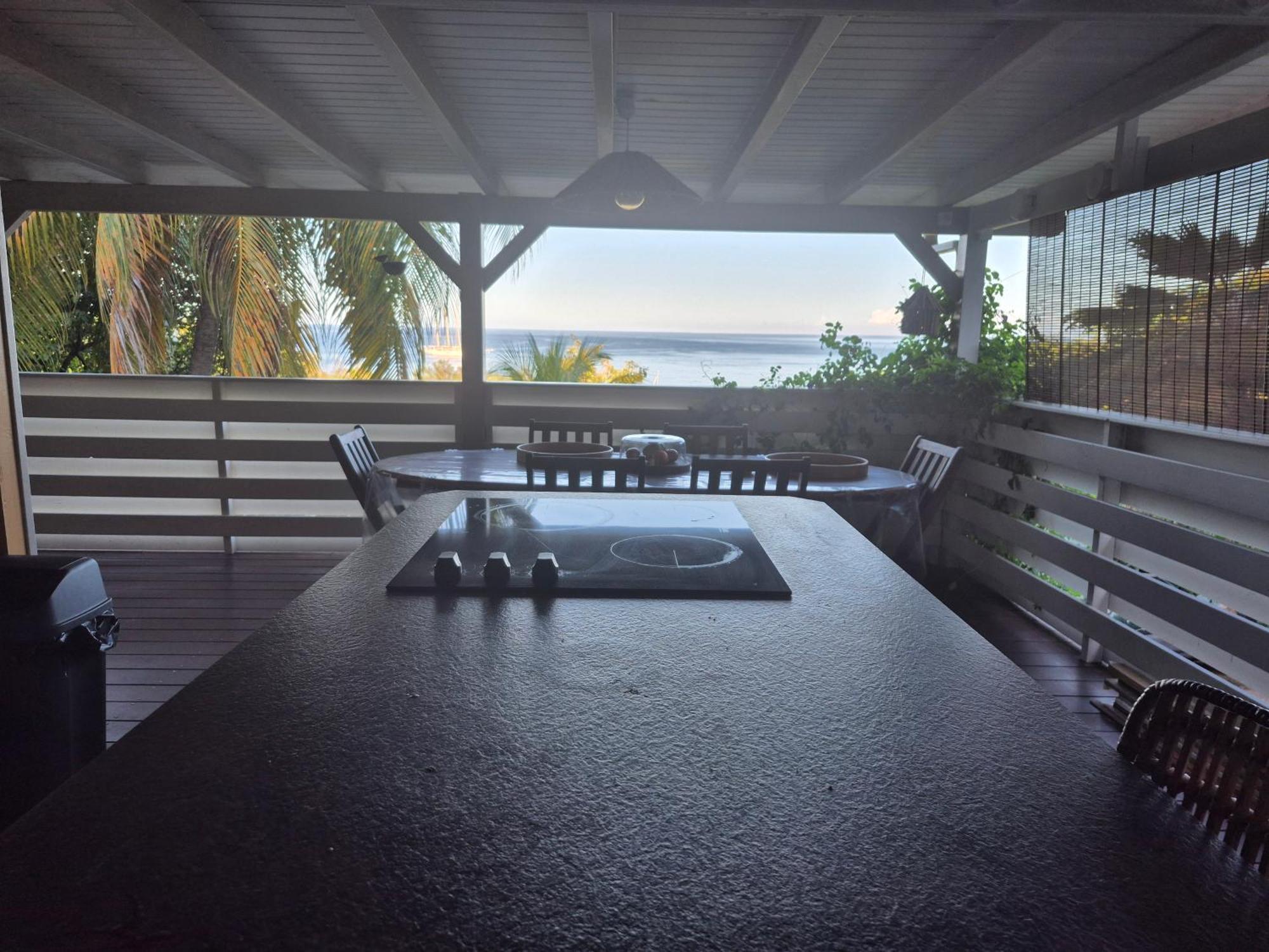 Villa Cannelle, Piscine, Vue Mer Deshaies Luaran gambar