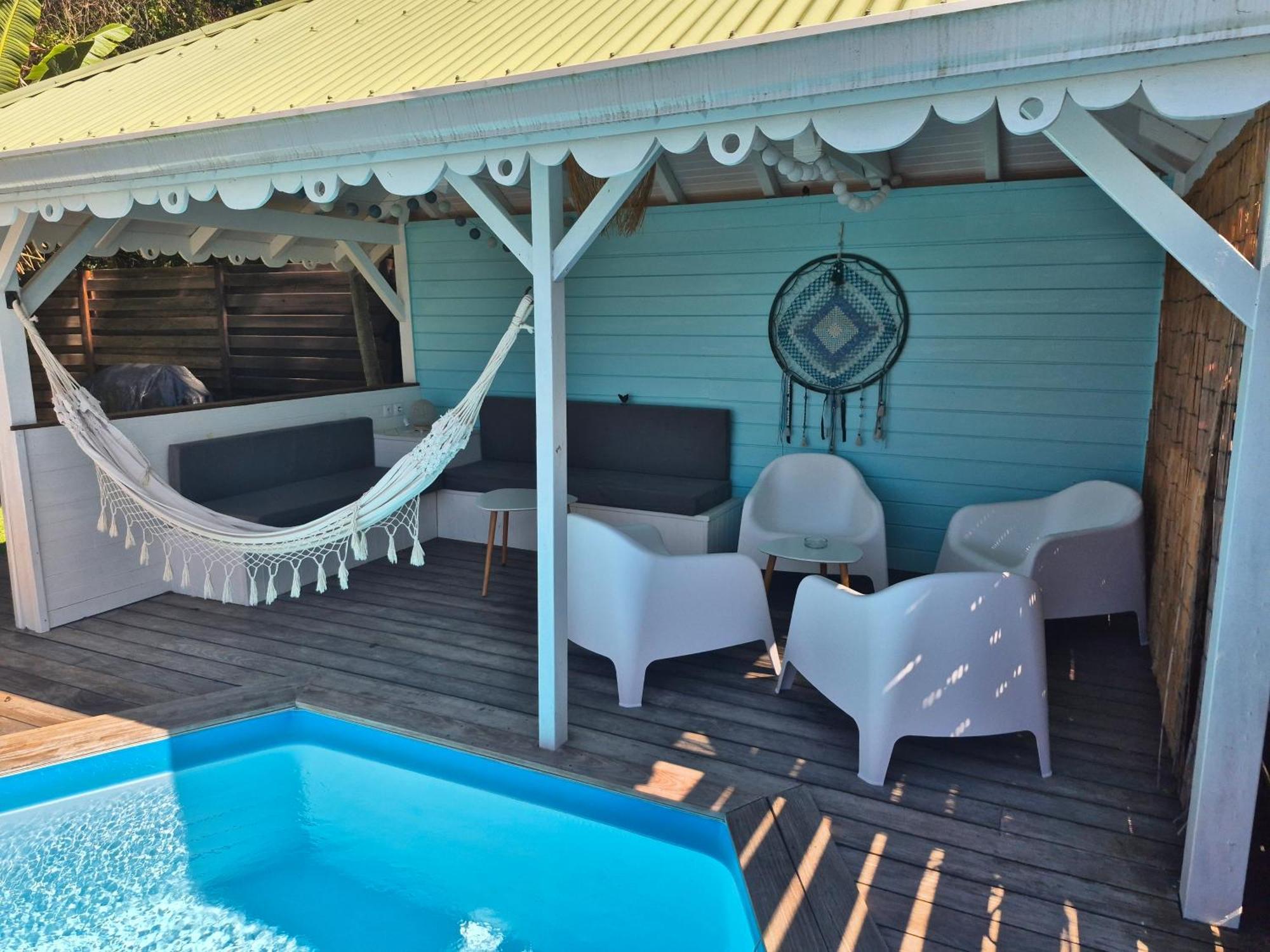 Villa Cannelle, Piscine, Vue Mer Deshaies Luaran gambar